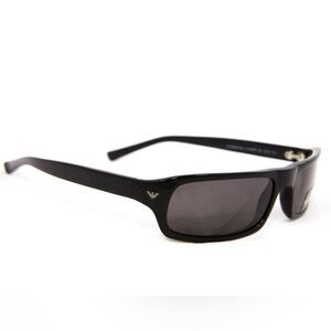 Emporio Armani EA 9058/S Rectangular Wrap Sunglasses Made in Italy w/ Case
